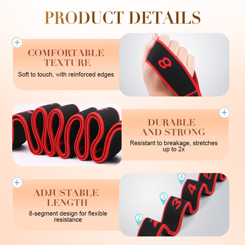 🎉Flash Sale(🚀50%OFF)🧘‍♀️ Stretch deeper, move more freely – Resistance band, wherever you are