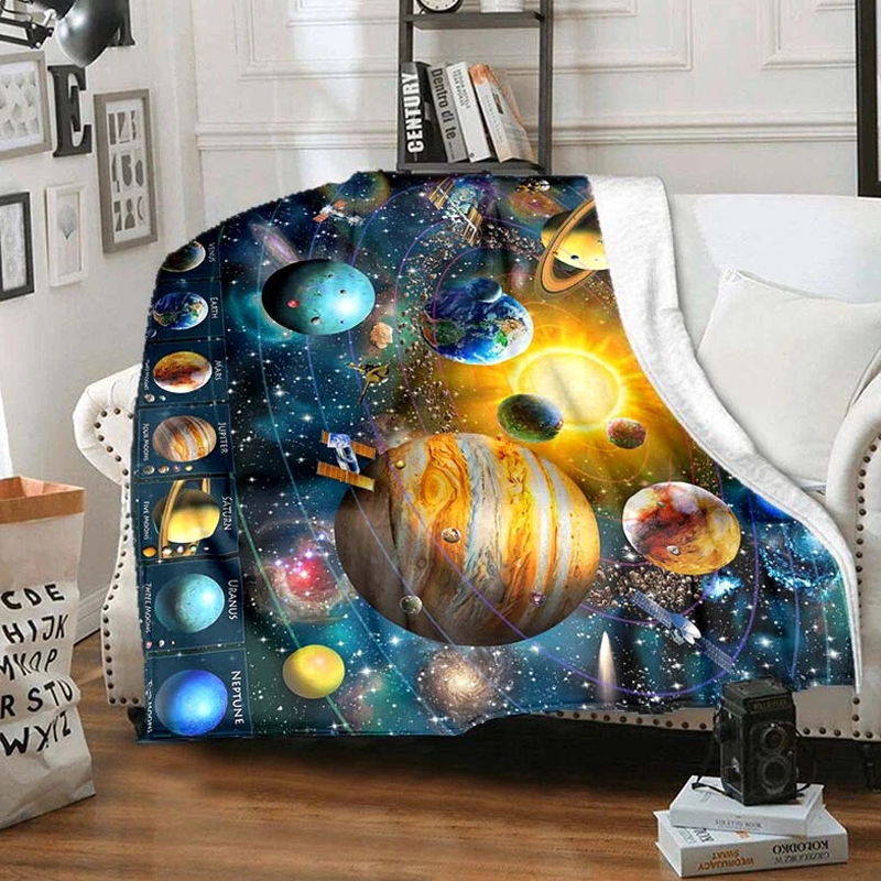 🎉2026 New Year Sale 50% OFF💕Artistic Print Flannel Throw Blanket -Remifa®