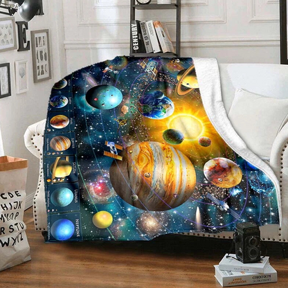 🎉2026 New Year Sale 50% OFF💕Artistic Print Flannel Throw Blanket -Remifa®