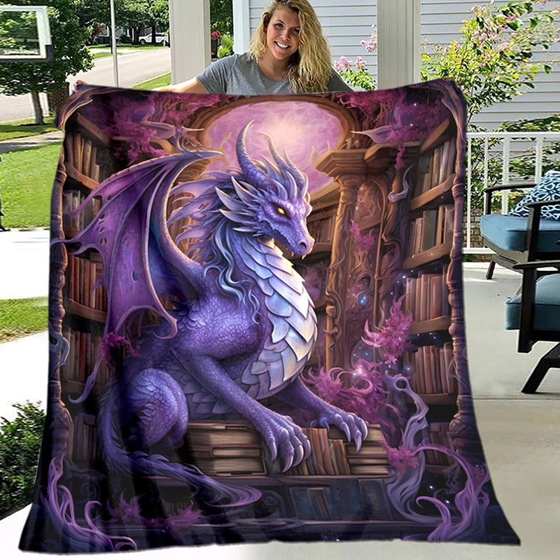 🎉2026 New Year Sale 50% OFF💕Artistic Print Flannel Throw Blanket -Remifa®