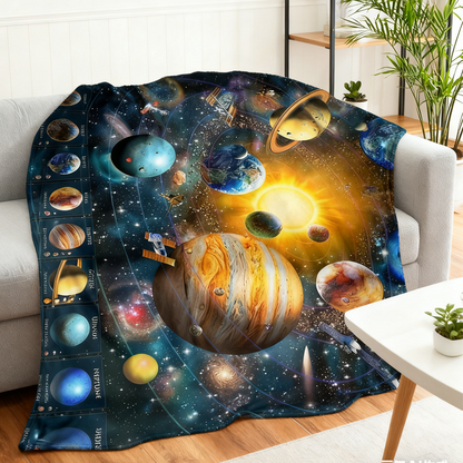 🎉2026 New Year Sale 50% OFF💕Artistic Print Flannel Throw Blanket -Remifa®
