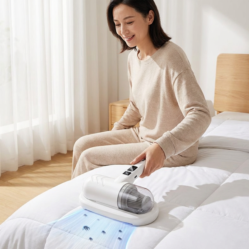 60%off🔥NEW YEAR SALE - ONLY £19.98!!⚡50K+ SOLD!💝Bed Vacuum Cleaner with UV-C Light (Copy)