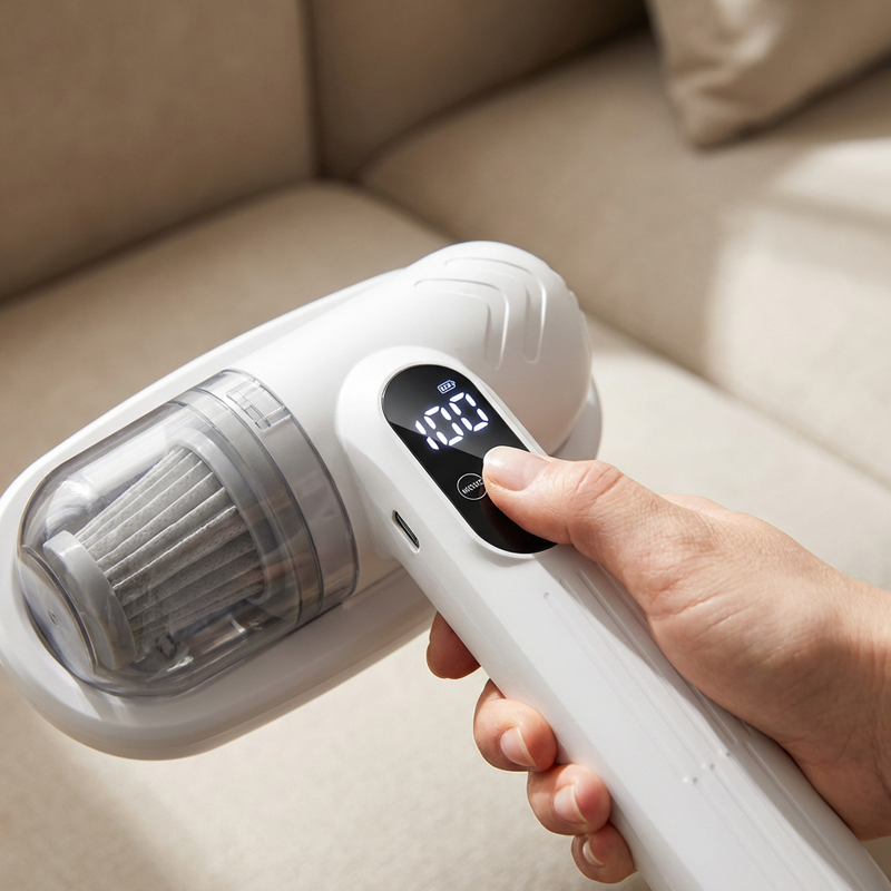 60%off🔥NEW YEAR SALE - ONLY £19.98!!⚡50K+ SOLD!💝Bed Vacuum Cleaner with UV-C Light (Copy)