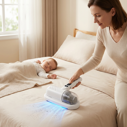 60%off🔥NEW YEAR SALE - ONLY £19.98!!⚡50K+ SOLD!💝Bed Vacuum Cleaner with UV-C Light (Copy)