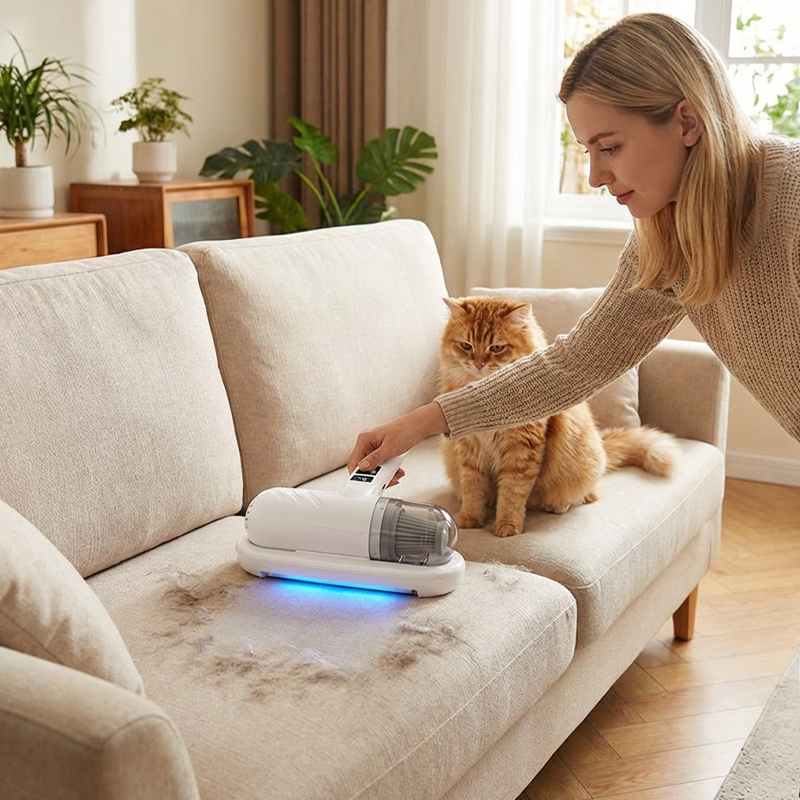 60%off🔥NEW YEAR SALE - ONLY £19.98!!⚡50K+ SOLD!💝Bed Vacuum Cleaner with UV-C Light (Copy)