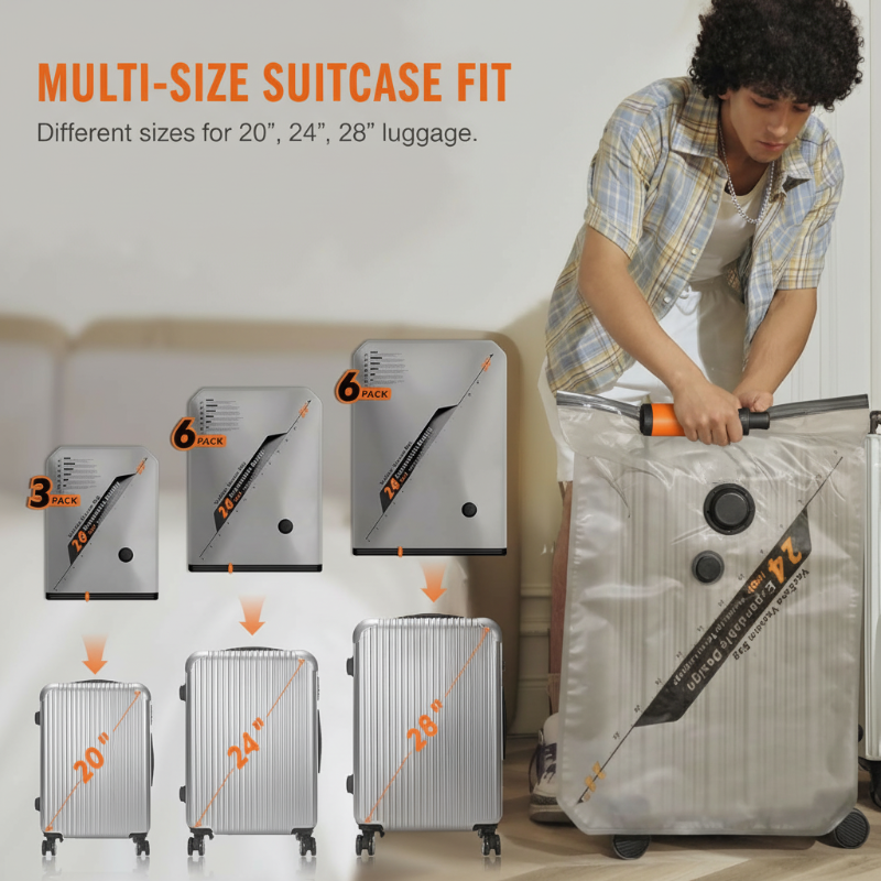 💥2026 Hot Sale🔥Wireless Travel Vacuum Compression Bag Set