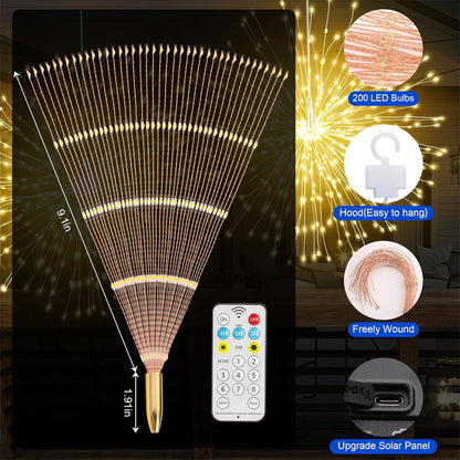 🔥48% discount while stocks last!🎉Solar fireworks fairy lights for gardens and parties
