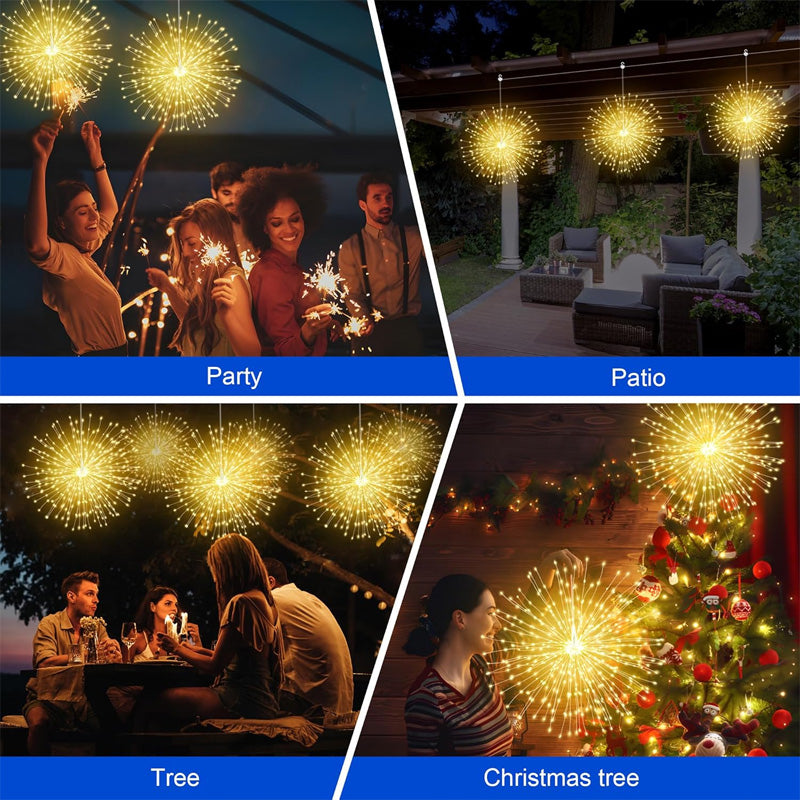 60%off🔥40% discount while stocks last!🎉Solar fireworks fairy lights for gardens and parties (Copy)