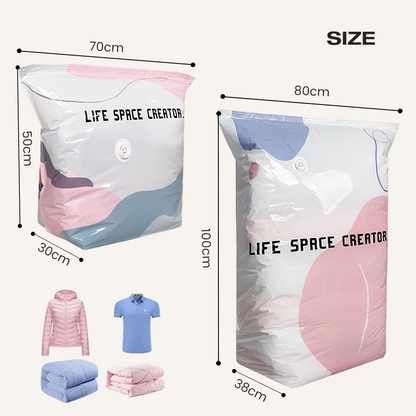 📉 Prices Dropped! Grab It Before It’s Gone 🏃‍♂️No-Pump Large Vacuum Storage Compression Bags