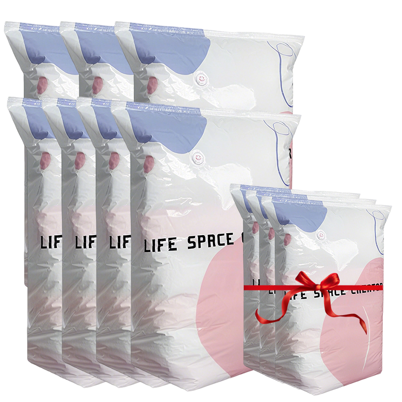 📉 Prices Dropped! Grab It Before It’s Gone 🏃‍♂️No-Pump Large Vacuum Storage Compression Bags