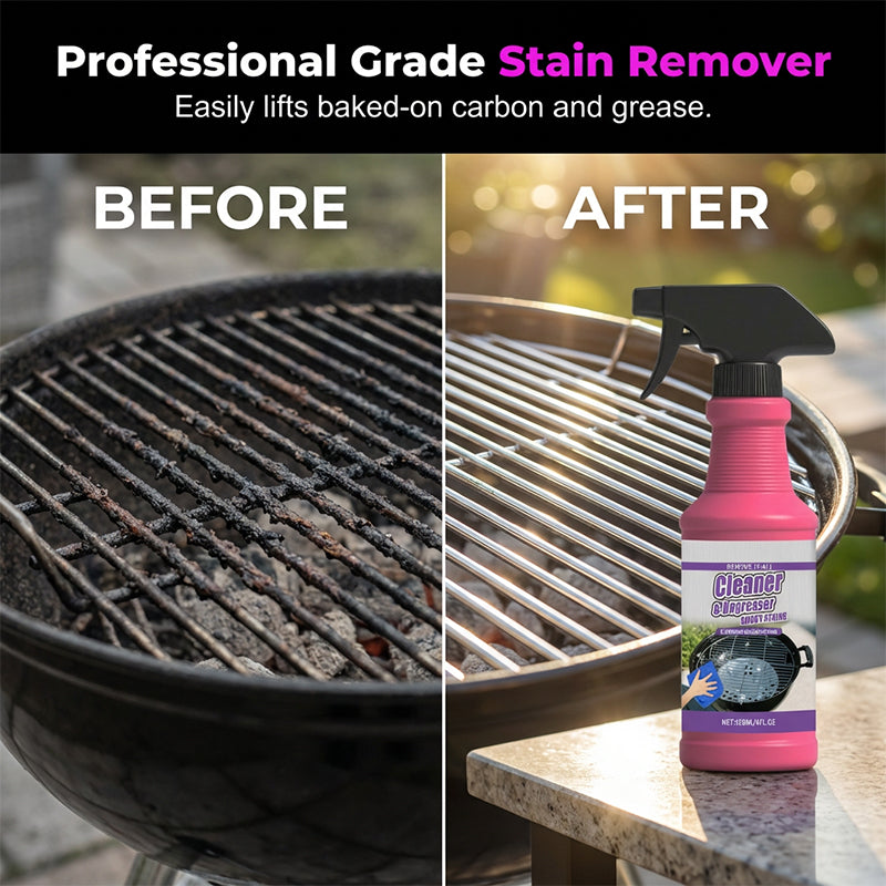 Fast-Acting Heavy-Duty Grill Degreaser Spray 💪🔥 Sparkling Clean ✨