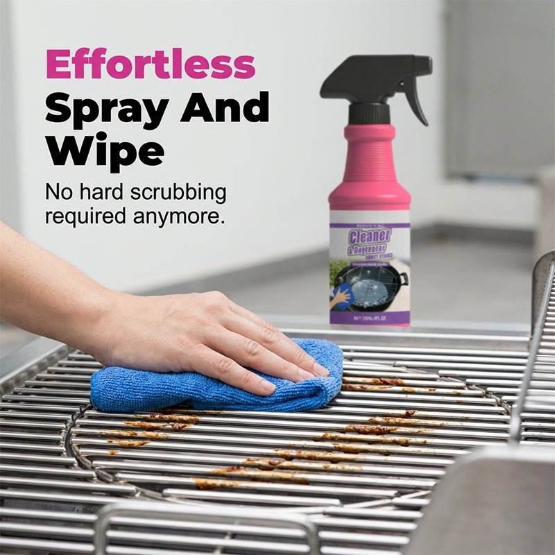 Fast-Acting Heavy-Duty Grill Degreaser Spray 💪🔥 Sparkling Clean ✨