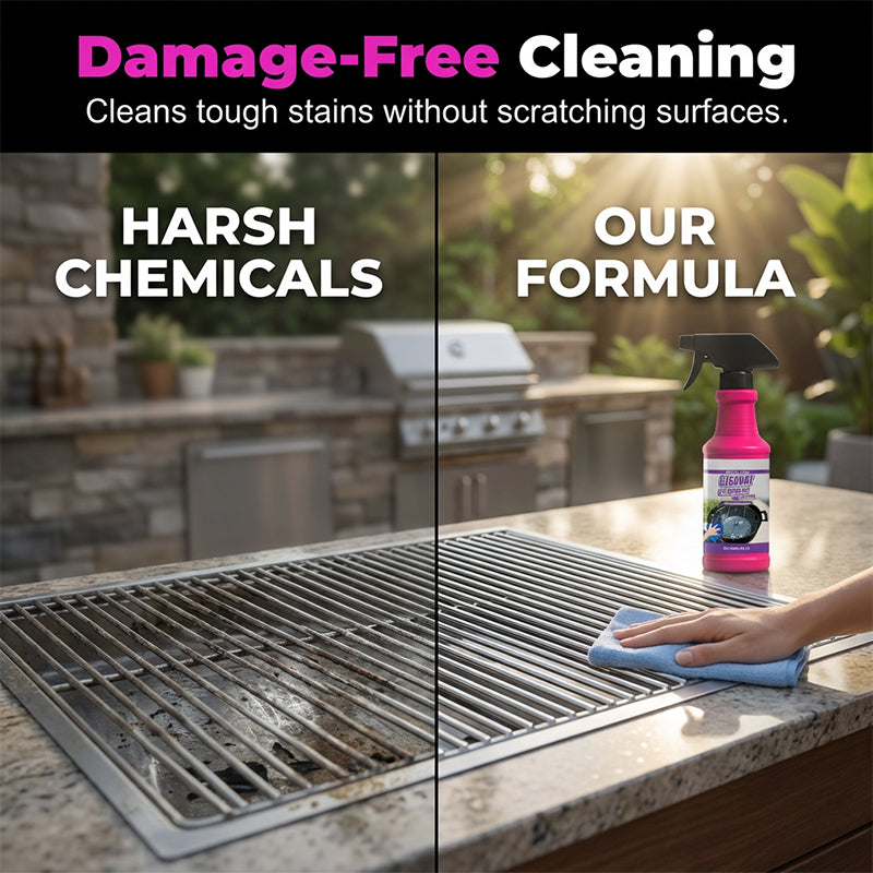 Fast-Acting Heavy-Duty Grill Degreaser Spray 💪🔥 Sparkling Clean ✨