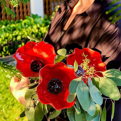 💖🎁 Mother's Day gifts for 2026 with 49% off 🎁Handcrafted metal garden stake featuring a flower and a bird 🐦
