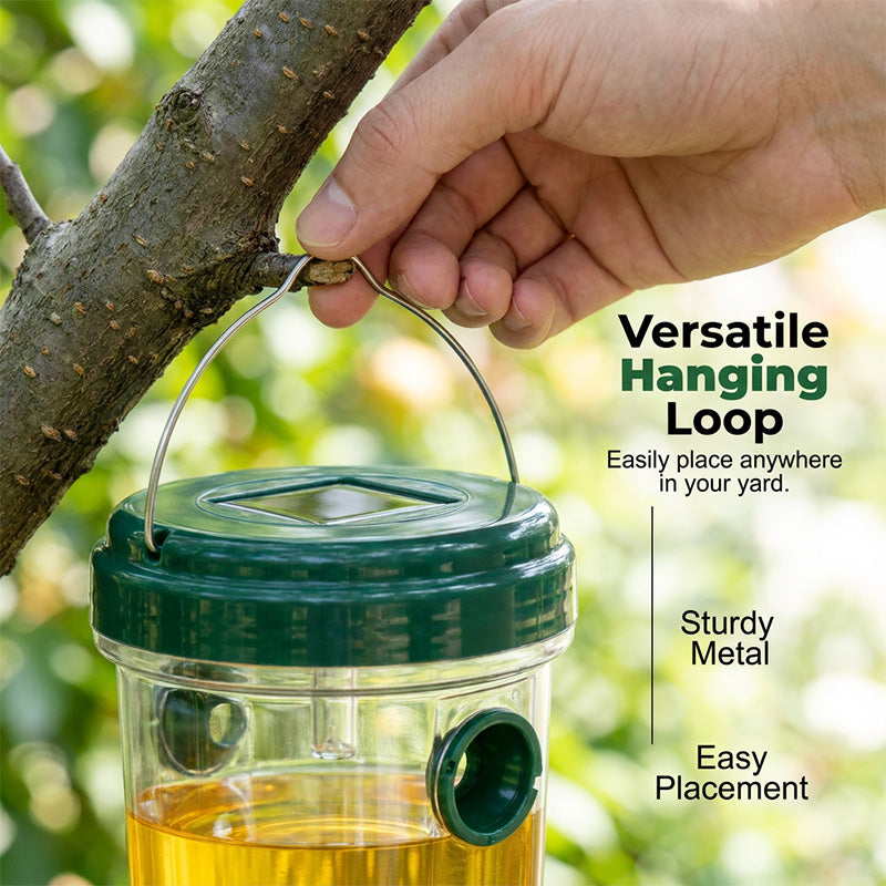 ⏰BUY 2 GET 1 FREE!🎁Solar Powered Hanging Wasp Trap